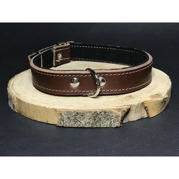 Obojek pro psa Palkar obojek z kůže hlazenice pro psy 50 cm x 22 mm hnědý (Palkar obojek z kůže hlazenice pro psy 50 cm x 22 mm hnědý)