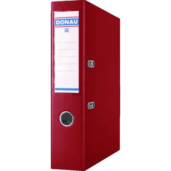 Pákový pořadač Donau Master A4, 75 mm, PP, vínový