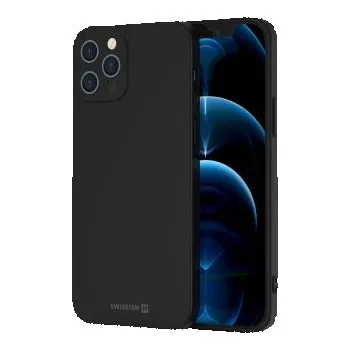 Pouzdro na mobilní telefon SWISSTEN Soft Joy silikonové pouzdro na iPhone, černé Model: iPhone X/XS