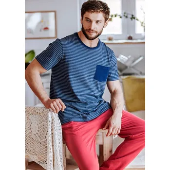 Pánské oblečení Pyžamo Key MNS 385 Velikost: M, Vzor: 385