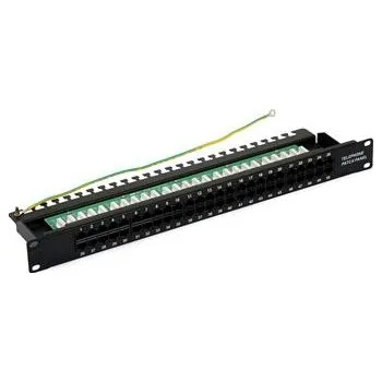 Patch panel Patch Panel (1U, 50 8P4C portů + kabelový držák)