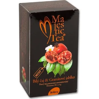 Čaj Biogena Majestic Tea Bílý čaj + Granátové jablko 20 x 1,5 g