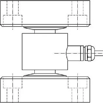 Průmyslová váha Uložení HY-14-147 pro Zemic H14W 2,8 - 6 t - tenzometrický snímač zatížení