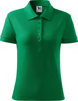 Dámské tričko Malfini Cotton Polo 213 středně zelená XL