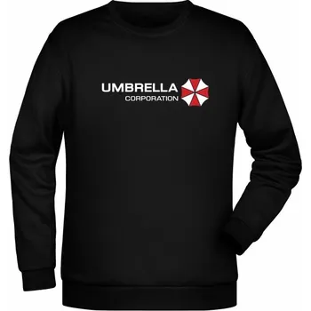 Pánská mikina Mikina Umbrella Corporation Line - černá