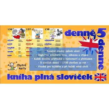 Anglický jazyk Chytré karty: Angličtina: Kniha plná slovíček - Chytrá Lola (2012)