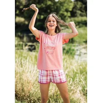 Dámské noční prádlo Pyžamo Key krátké LNS 498 Velikost: XL, Vzor: 498