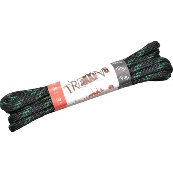 Tkaničky do bot Kulaté trekkingové hydrofobní tkaničky do bot zelená Délka: 110 cm