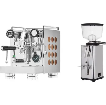 Set domácích spotřebičů Rocket Espresso Appartamento, copper + ECM S-Manuale 64
