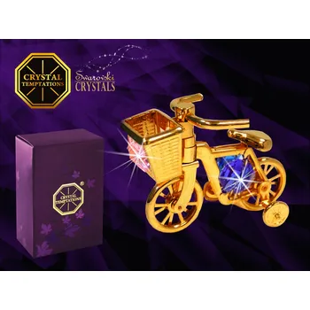 Figurka Designová figurka DĚTSKÉ KOLO s bílými krystaly v dárkové krabičce 7*5 cm