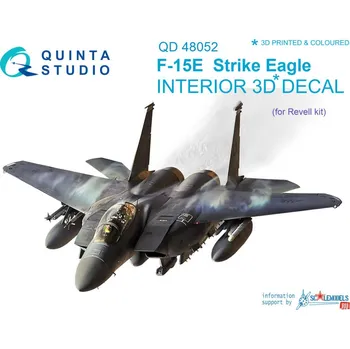 Plastikový model Quinta studio 1/48 F-15E 3D-Print&colour Interior (REV)