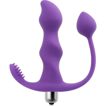 Vibrátor TROJITÝ VIBRÁTOR STIMULÁTOR VAGÍNY A KITORISU I ANÁLU 3V1 – 77805771