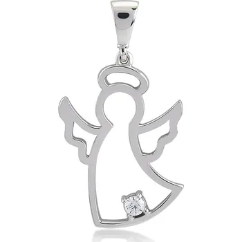 Přívěsek Lillian Vassago Přívěsek anděl z bílého zlata LLV11-GP011W