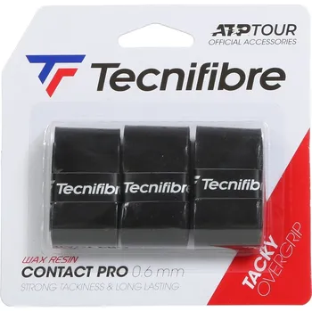 Raketový sport Omotávky Tecnifibre ATP Pro Contact 3 ks, black TECNIFIBRE