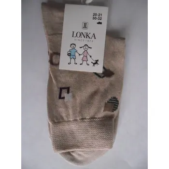 EGOM-dětské ponožky LONKA 30-32 (20-21) (dětské ponožky z mercerované bavlny)