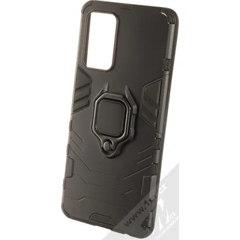 Pouzdro na mobilní telefon 1Mcz Armor Ring odolný ochranný kryt s držákem na prst pro Samsung Galaxy A72, Galaxy A72 5G černá (black)