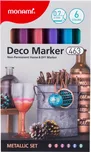 Monami Deco Marker 463 Metallic set 6 ks