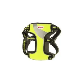 Postroj pro psa Record postroj Himalaya 30-42 cm nylon reflexní zářivě žlutý doprodej
