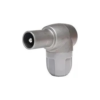 Anténní redukce Konektor anténní úhlový kovový TELEVES 4130 - samec