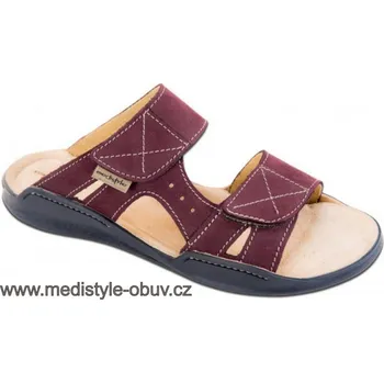 Dámská zdravotní obuv MEDISTYLE NOVA 1N-A/15/4 zdravotní pantofel tm. fialový vel.36-42, --- - 41