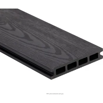 Terasové prkno Dřevoplastová deska - tmavě šedá 140x25x2900mm