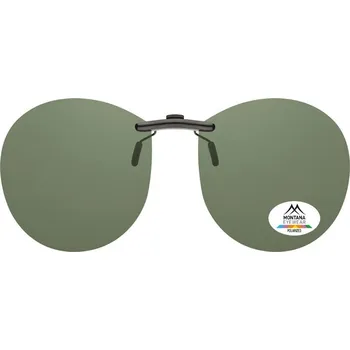 Sluneční brýle MONTANA EYEWEAR Polarizační KLIP NA BRÝLE C4A se zelenou čočkou