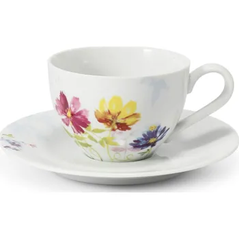 Šálek s&nbsp;podšálkem, český porcelán, 0,20 l, Palouček, Leander