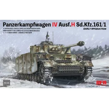 Plastikový model Ryefield model 1/35 Panzer IV Ausf. H early