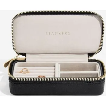 Šperkovnice Stackers, Cestovní šperkovnice Black Medium Travel | černá 75391