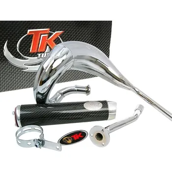 Výfuk pro motocykl Výfuk Turbo Kit Bufanda RQ chrom, Derbi Senda (00-), Aprilia RX/SX, Gilera RCR/SMT H10523-Q