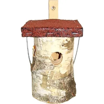 Hnízdní budka Budka pro ptáčky březová 15,9x14,2x25cm
