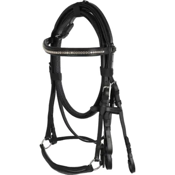 Uzdečka Supreme Barva: Hnědozlatá, Velikost: Full