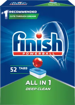 Tableta do myčky Finish Powerball All In 1 Deep Clean 52 ks