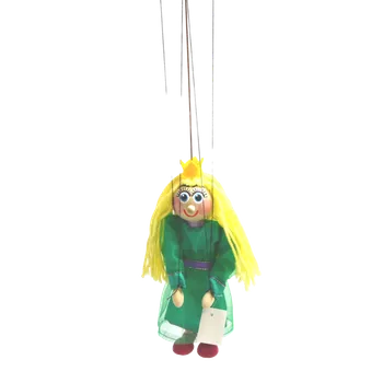 Dřevěná hračka Princezna Zelená