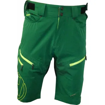 Cyklistické oblečení Pánské cyklokraťasy HAVEN NAVAHO SLIMFIT dark green/yellow Varianta: M