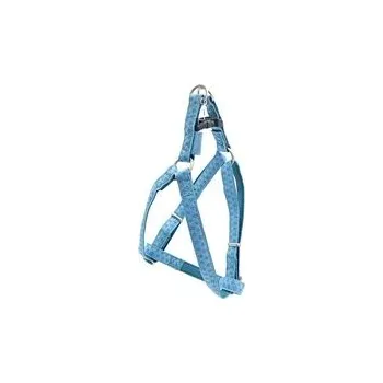 Postroj pro psa Nayeco postroj Macleather koženkový modrý 20 mm x 50 - 75 cm