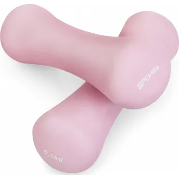 SPOKEY BONE SADA NEOPRENOVÝCH ČINEK 2x0,5 KG - RŮŽOVÁ