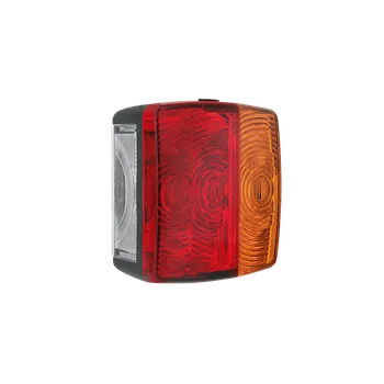 Zadní světlomet WESEM | Světlo koncové na vozíky Wessem LT-4 s osvětlením SPZ