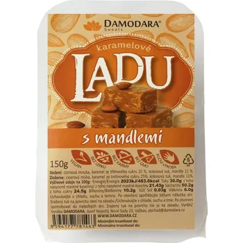 Bonbon Damodara Ladu karamelové s mandlemi 150 g