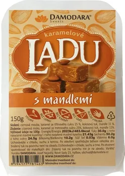 Bonbon Damodara Ladu karamelové s mandlemi 150 g