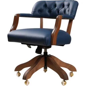 Křeslo IBA Luxusní kancelářské křeslo DUBLIN Typ: Ořech, Potah: Látka