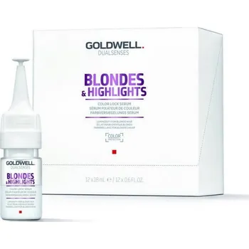 Vlasová regenerace Goldwell Dualsenses Blondes & Highlights Intensive Serum - Intenzivní sérum pro blond a melírované vlasy 12x18 ml
