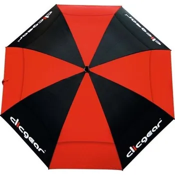 Deštník Clicgear Dual Canopy deštník 68", černo/červený