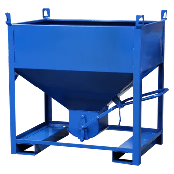 Skladový kontejner Silo se spodním výsypem 1000l