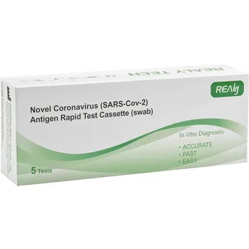 Diagnostický test Realy Tech Sars-CoV-2 Antigen Rapid Test výtěrový, 5 ks