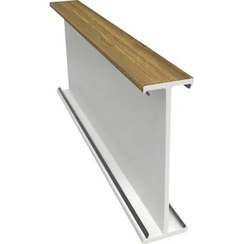 Nábytkové kování Spojovací profil ARON Comfort bílý / golden oak D: 1400 mm