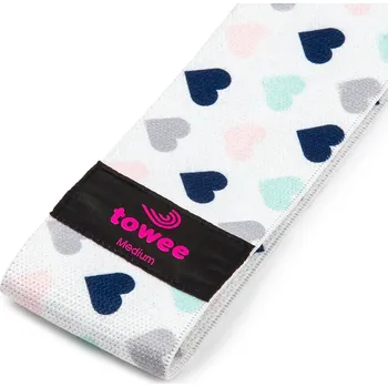 Towee Booty Band textilní odporová guma Hearts střední odpor