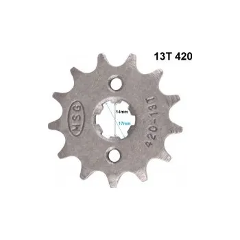 Řetězová sada pro motocykl Řetězové kolečko 13 zubů pro řetěz 420