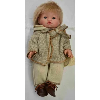 Panenka Realistické miminko - chlapeček - Hubert od firmy D´nenes (Coque - velikost 34 cm)