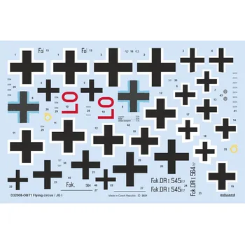 Plastikový model 1/32 Decals Flying circus / JG I (MENG)